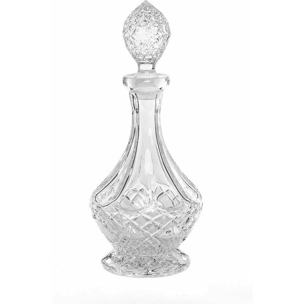 Crystal Decanter 725ml 012 {Judaica-Tabletop-Wine Bottle & Accessories} Manchester Judaica