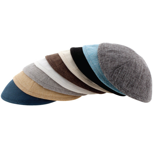 Linen Kappel 19Cm - Assorted Colors {Judaica-Clothing-Kappel} Manchester Judaica