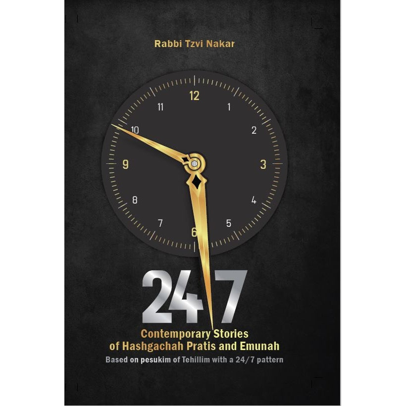24/7 - Contemporary Stories of Hashgachah Pratis and Emunah {Books-English-Emunah And Bituchon} Manchester Judaica