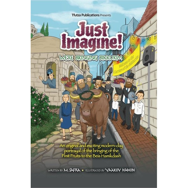 Just Imagine! We're Bringing Bikkurim - Comic {Books-Kids-Comics} Manchester Judaica