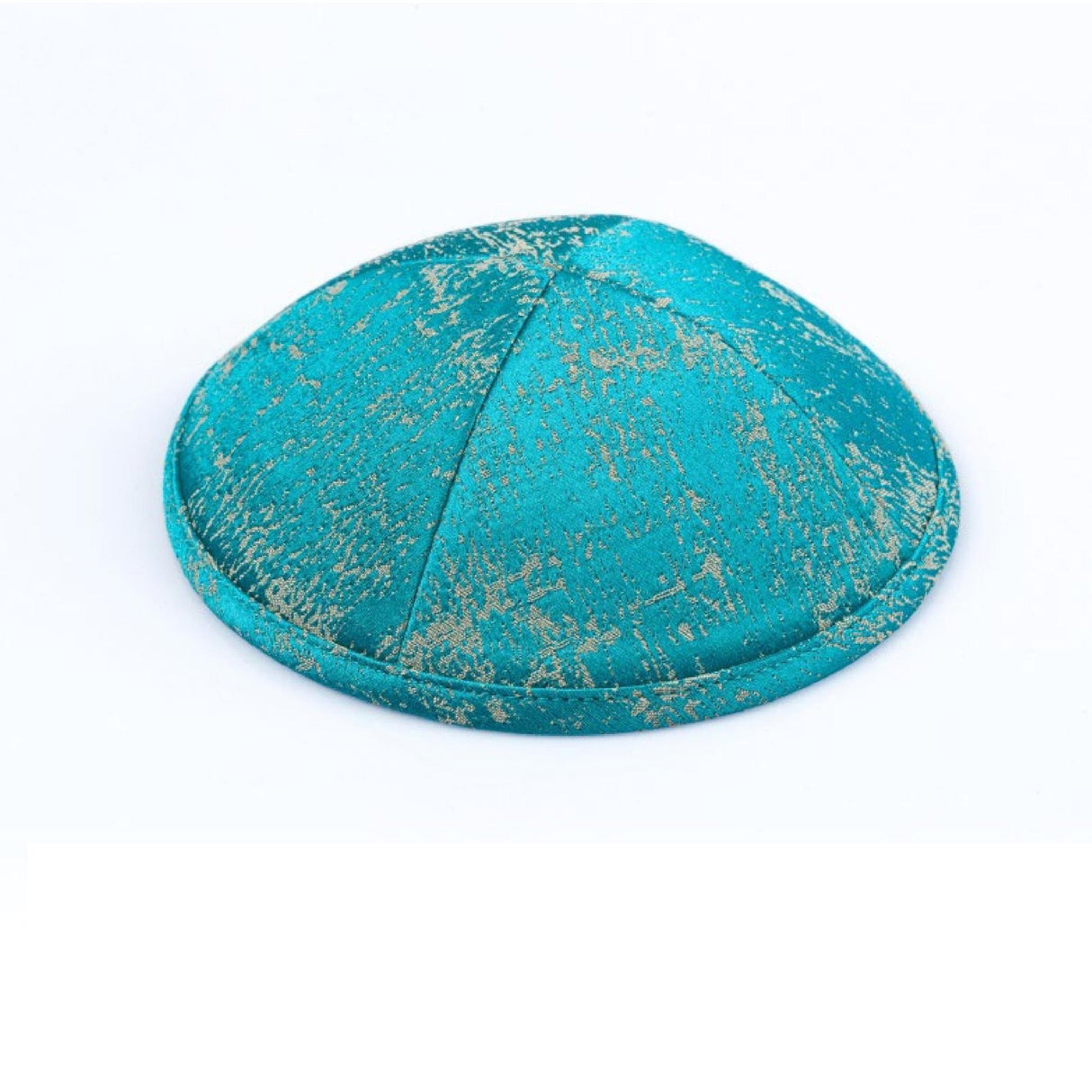 Chai Kippah - Blue With Gold Splash {Judaica-Clothing-Kappel} Manchester Judaica