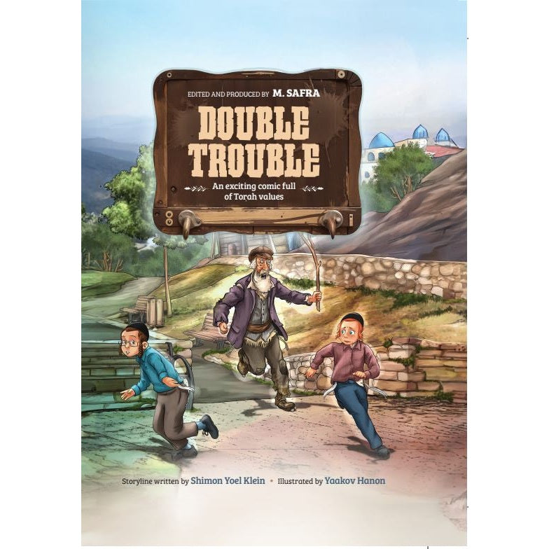 Double Trouble - An exciting comic full of Torah values {Books-Kids-Comics} Manchester Judaica