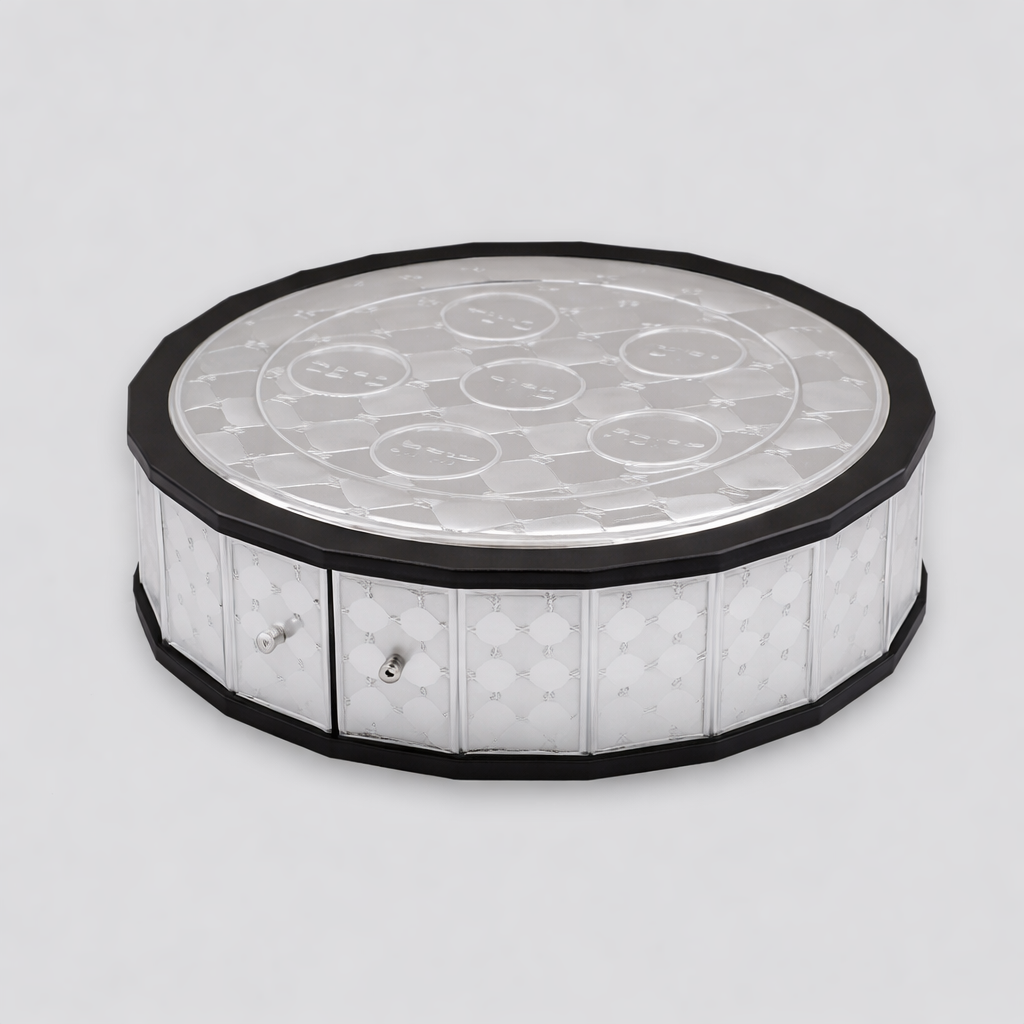 Kaareh 1 Tier 16561 {Holiday-Pesach-Ka’arah Pesach Plates} Manchester Judaica