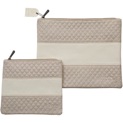 Leatherette Tallit - Tefillin Set 36*29 cm {Judaica-Tallis Tefilin Bags-Size 5} Manchester Judaica