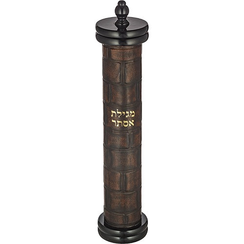 Megilah Case with Plaque Size 39 {Holiday-Purim-Megilah Holder} Manchester Judaica