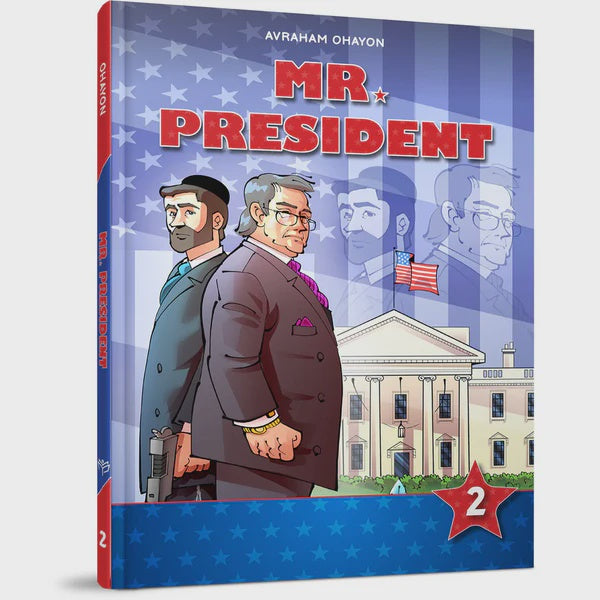 Mr. President #2 - Comic (Menucha) {Books-Kids-Comics} Manchester Judaica