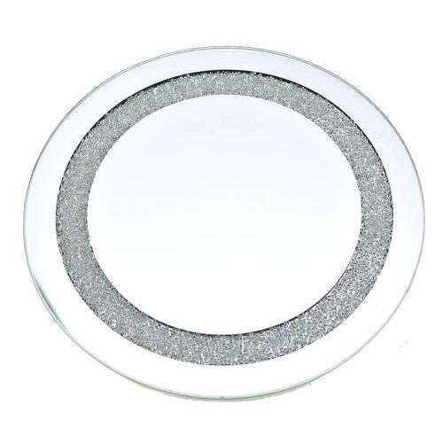Round Mirror Tray 27cm {Judaica-Lecht-Lecht Trays} Manchester Judaica