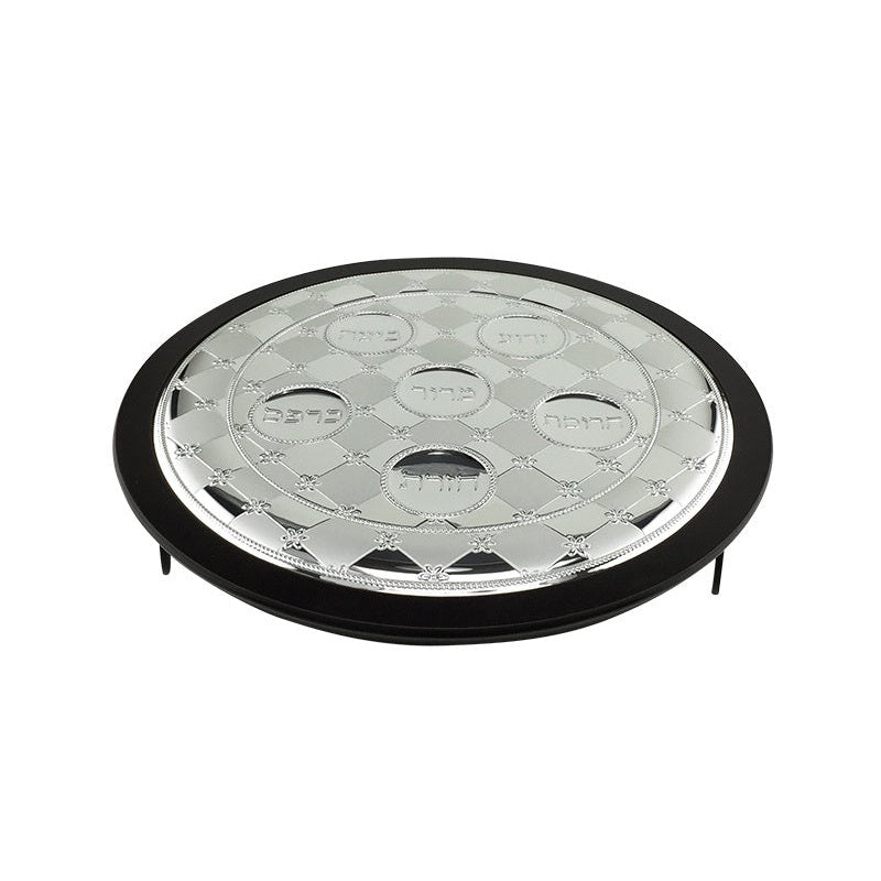 Seder Plate With Legs {Holiday-Pesach-Ka’arah Pesach Plates} Manchester Judaica