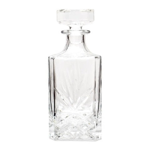 Crystal Decanter Zd240 {Judaica-Tabletop-Wine Bottle & Accessories} Manchester Judaica