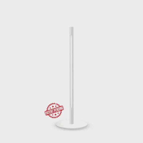 Shabbostick - Matte White {Judaica-Shabbos-Kosher Lamp} Manchester Judaica