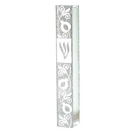 Glass Mezuzah 15Cm {Judaica-Home-Mezuzah Holder} Manchester Judaica
