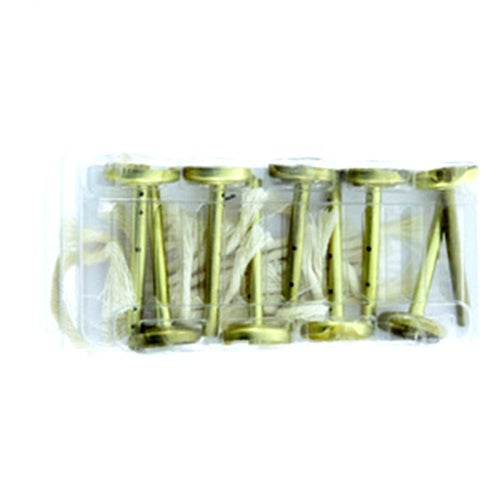 Gold Wick Holders #3 {Holiday-Chanukah-Wicks} Manchester Judaica