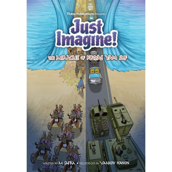 Just Imagine! The Miracles of Kriyas Yam Suf - Comic {Holiday-Pesach-Kids Books} Manchester Judaica