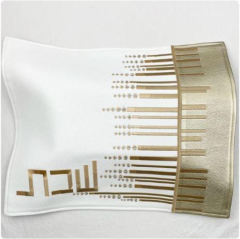 Leather Challah Cover 103 S {Judaica-Tabletop-Challah Cover} Manchester Judaica