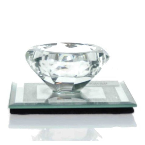 Crystal Candleholder / Salt Shaker {Judaica-Lecht-Candlesticks, Candelabra} Manchester Judaica