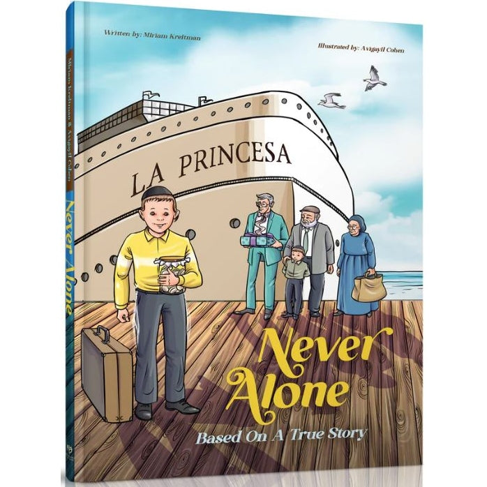 Never Alone - Based on a True Story Comic {Books-Kids-Comics} Manchester Judaica