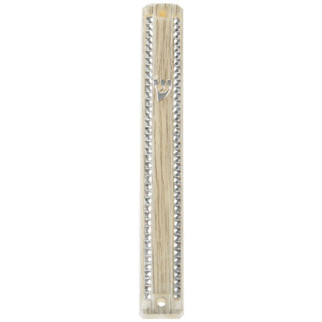 Plastic Mezuzah 12Cm - 3D Metallic Paint {Judaica-Home-Mezuzah Holder} Manchester Judaica