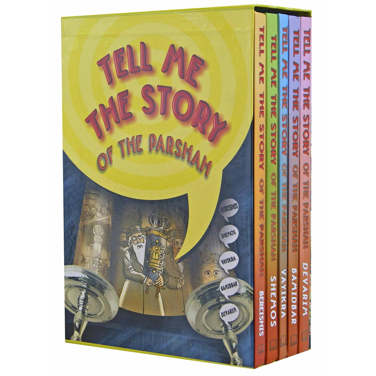 Tell me the story of the Parshah 5 Vol Boxed - Regular Binding {Books-Kids-Kids Parshah} Manchester Judaica