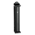 Wood Mezuzah 30Cm - Black Stripes {Judaica-Home-Mezuzah Holder} Manchester Judaica