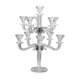 Crystal Candalabra 11 branches 44cm {Judaica-Lecht-Candlesticks, Candelabra} Manchester Judaica