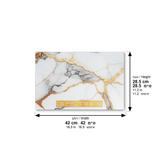 Reinforced glass tray for Chanukiah 42X28