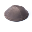 Chai Kippah - Grey Ribbed