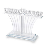 Crystal Elegant Menorah 21x27 cm {Holiday-Chanukah-Menorah} Manchester Judaica