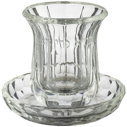 Crystal Kiddush Cup 9 cm 100ml {Judaica-Tabletop-Kiddush Cup} Manchester Judaica