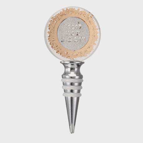 Crystal Wine Bottle Cork {Judaica-Tabletop-Wine Bottle & Accessories} Manchester Judaica