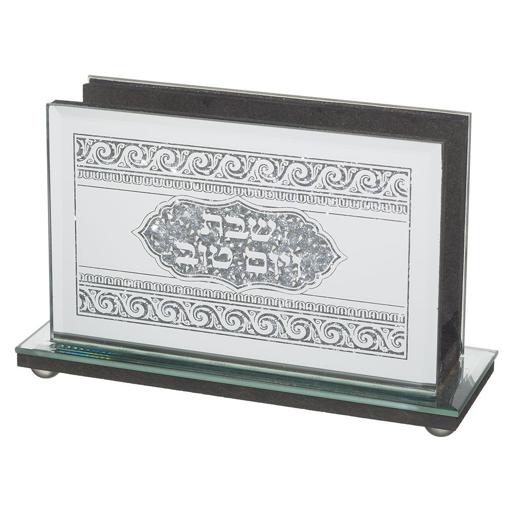 Glass Matches Holder with Stones {Judaica-Home-Matchbox} Manchester Judaica