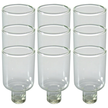 Glass Oil Cups - Wide {Judaica-lecht-Glasses & Accessories} Manchester Judaica
