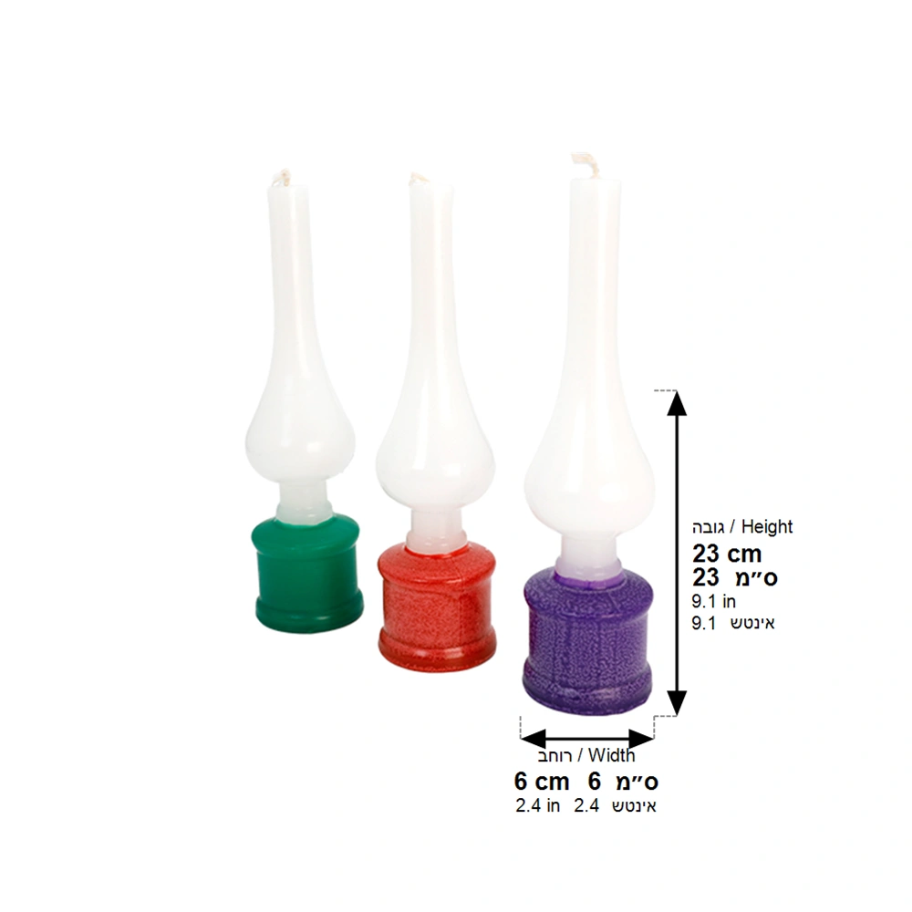 Havdalah Candle 16 cm- 1 Piece {Judaica-Shabbos-Havdolah} Manchester Judaica
