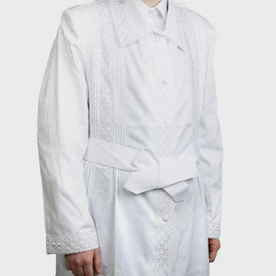 Kittel 2101 - Poly Cotton {Judaica-Clothing-Kittel} Manchester Judaica