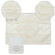Leatherette 4 pcs Pesach Set {Holiday-Pesach-Matzah Tash & Pesach Set} Manchester Judaica