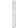 Plastic Mezuzah with Rubber Cork 15 cm 3d Metal Painted - Silver, White, Striped {Judaica-Home-Mezuzah Holder} Manchester Judaica