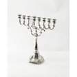 Silver Plated Menorah 32cm {Holiday-Chanukah-Menorah} Manchester Judaica