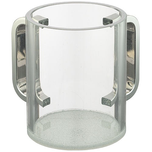 Washing Cup 11 cm - SILVER Handles {Judaica-Home-Washing Cup} Manchester Judaica