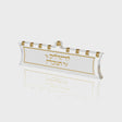 Woven Leatherite Menorah {Holiday-Chanukah-Menorah} Manchester Judaica