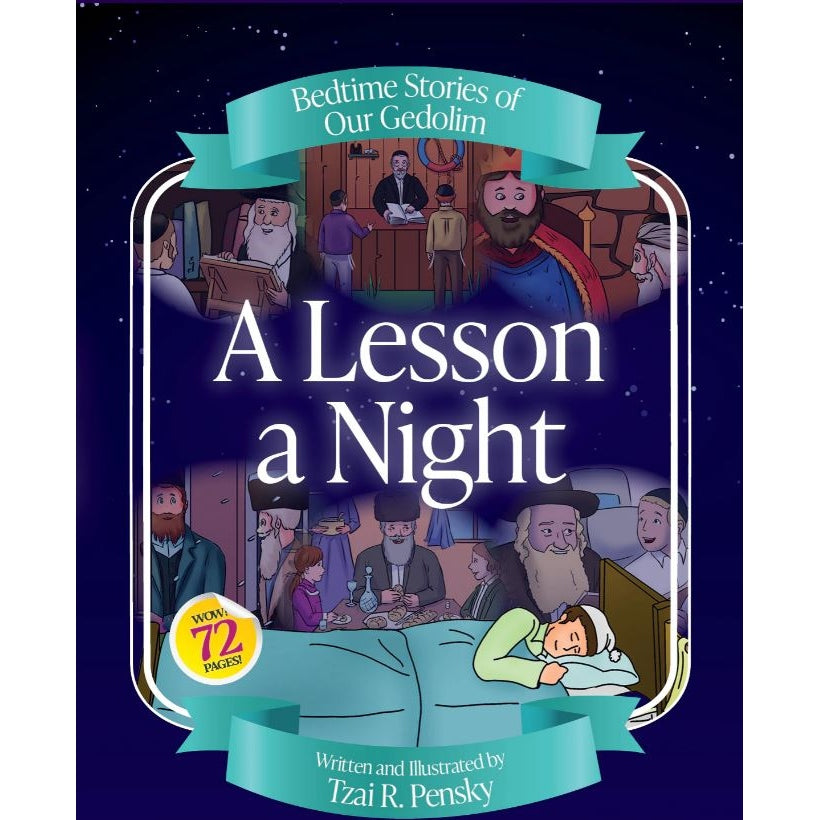 A Lesson a Night - Bedtime Stories of Our Gedolim Books-English-To be sorted 162982 Manchester Judaica