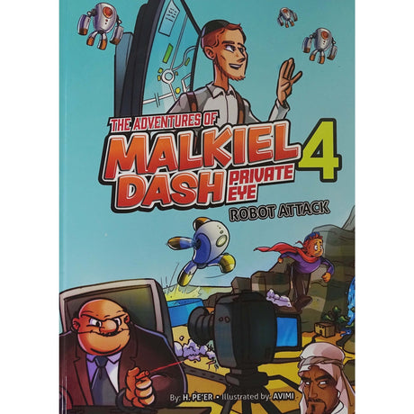 Adventures of malkiel dash vol 4 robot attack comic Books-English-To be sorted 162018 Manchester Judaica