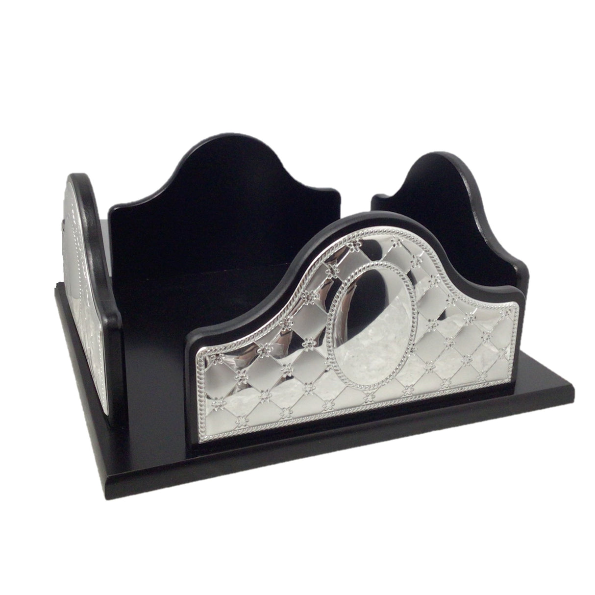 Checkerboard Napkin Holder 17573 Judaica-Tabletop-Napkin Holder 13178 Manchester Judaica