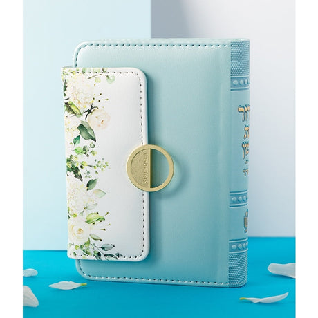 Floral Siddur Mint Green - Sefard ספרים-תפילות-סדור ותהלים 8818212 Manchester Judaica