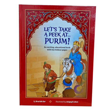 Let's take a peek at Purim foldout book {Holiday-Purim-Kids Books} Manchester Judaica