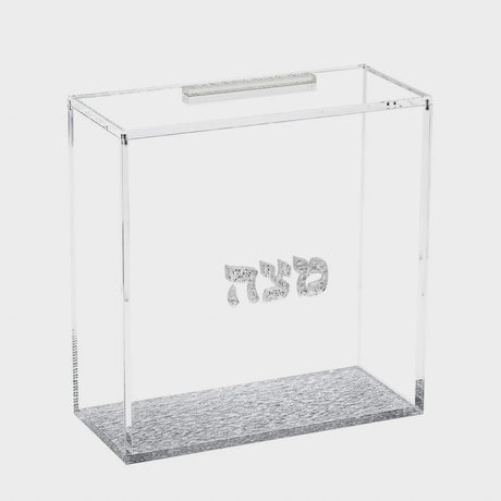 Matzah Box - Silver Holiday-Pesach-Matzah Box 34133 Manchester Judaica