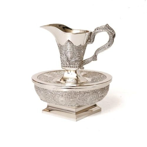 Mayim Acharonim Stainless Steel Judaica-Tabletop-Mayim Achronim 12426 Manchester Judaica