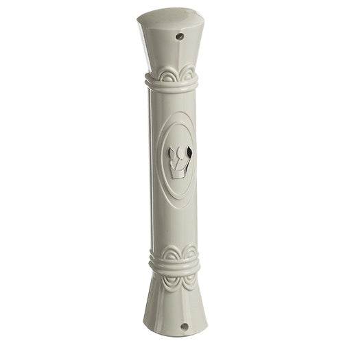 Plastic Mezuzah 15cm - Decorations - White Judaica-Home-Mezuzah Holder 423364 Manchester Judaica