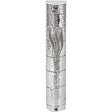 Plastic Mezuzah 15cm - Kosel Stones - Silver Judaica-Home-Mezuzah Holder 423107 Manchester Judaica