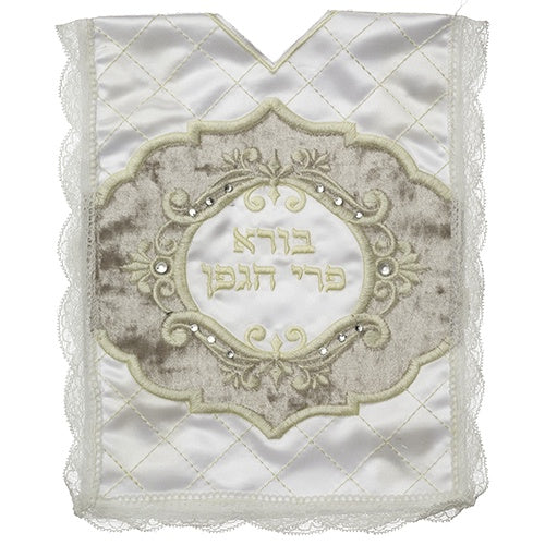 Satin And Velvet Wine Bottle Cover Judaica-Tabletop-Wine Bottle & Accessories 464931 Manchester Judaica