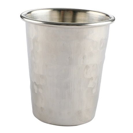 Stainless Steel Hammered Design Kiddush Cup 6cm Judaica-Tabletop-Kiddush Cup 453408 Manchester Judaica