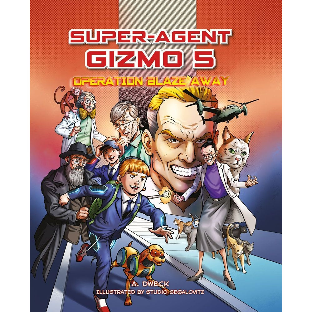 Super-Agent Gizmo Vol. 5: Operation Blaze Away (Comic) Books-English-To be sorted 164685 Manchester Judaica